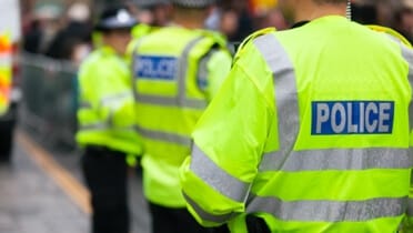Group of UK police officers