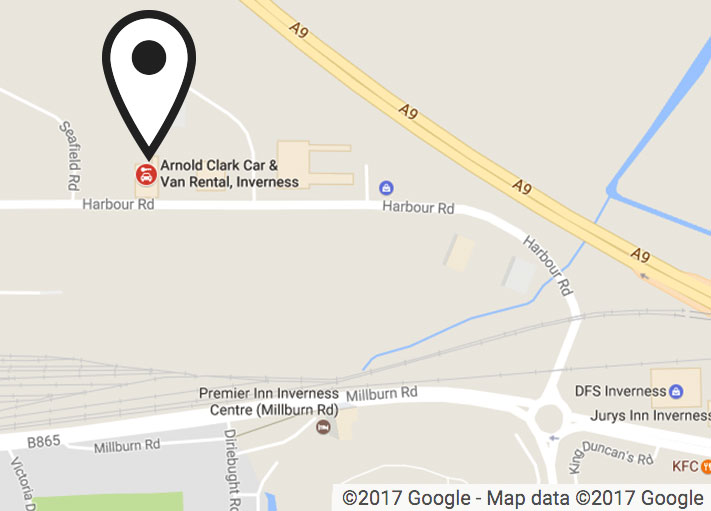 Inverness Airport (IV1) Shuttle transfer approx 25 mins